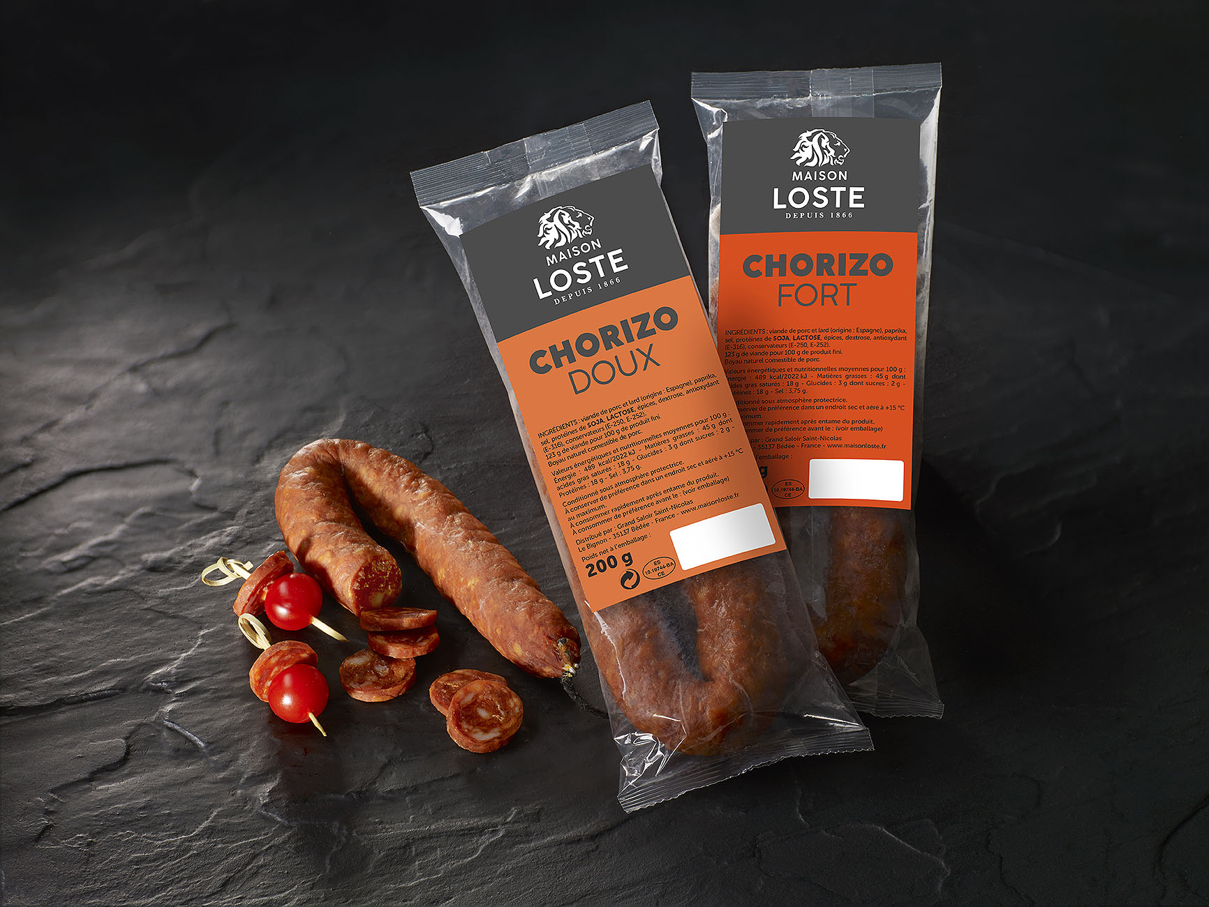 chorizo doux maison loste