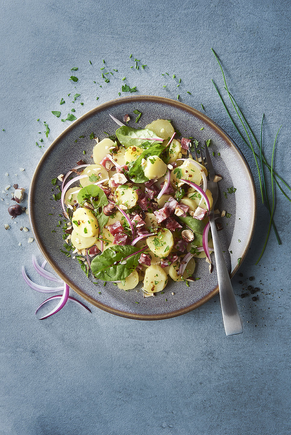 salade saucisson noisette pomme de terre