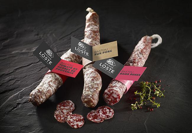 Bastou baies roses Bastou aux baies roses | saucisson sec Maison Loste
